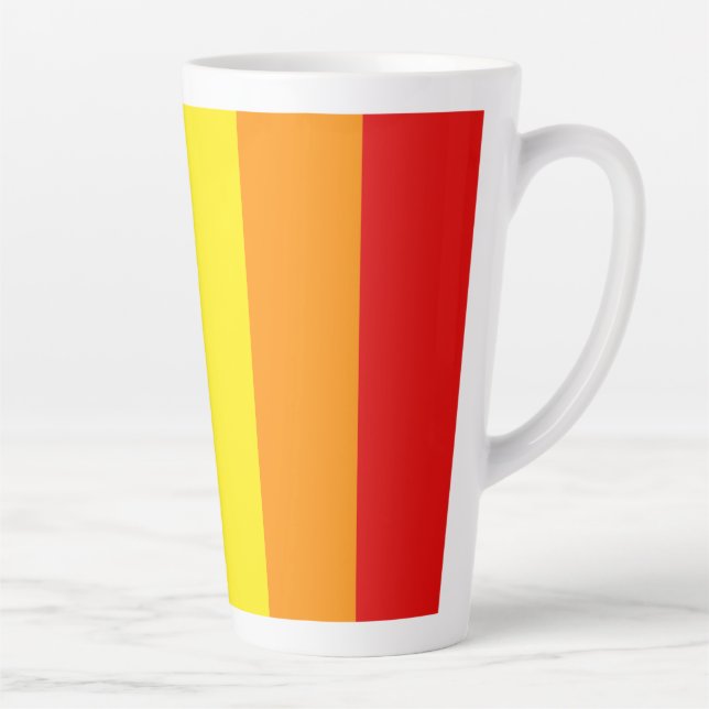 The colours of the rainbow latte mug (Right)