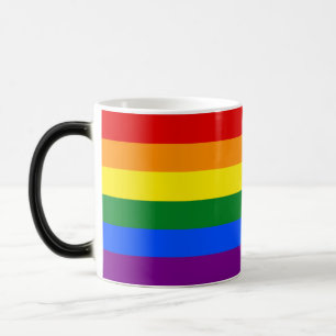 The colours of the rainbow magic mug