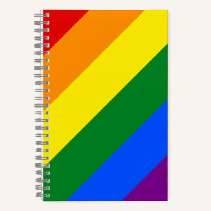 The colours of the rainbow notebook
