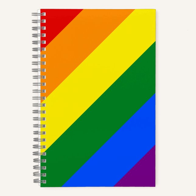 The colours of the rainbow notebook (Front)