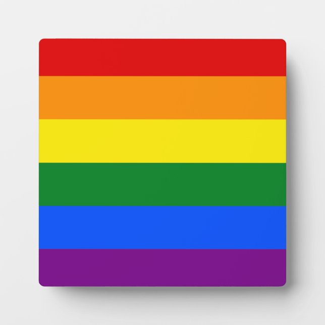 The colours of the rainbow plaque (Front)