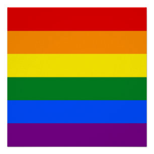 The colours of the rainbow poster