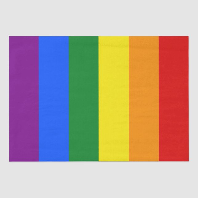 The colours of the rainbow tissue paper (Front)