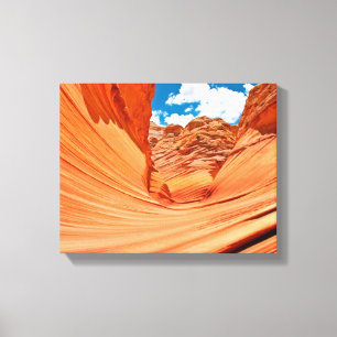 The Colours of the Wave Canvas Print