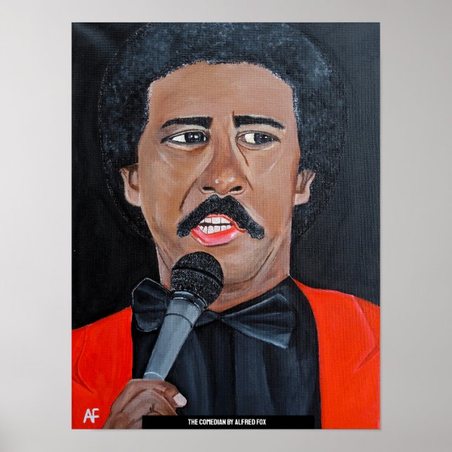 The Comedian Painting by Alfred Fox Poster (Front)