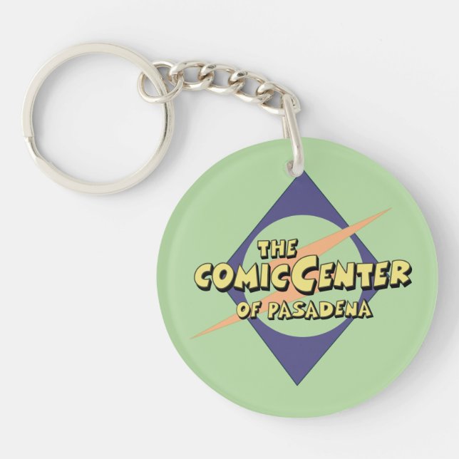 The Comic Centre of Pasadena Keychain (Front)