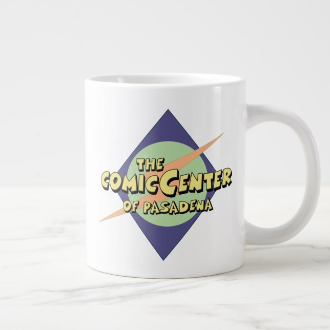 The Comic Centre of Pasadena Large Coffee Mug (Right)