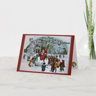 The Coming of Father Christmas Holiday Card