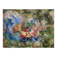 The Coming Spring Persian Farshchian Art Poster