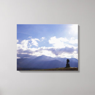The Commando Monument Scotland Canvas Print