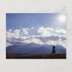 The Commando Monument Scotland Postcard