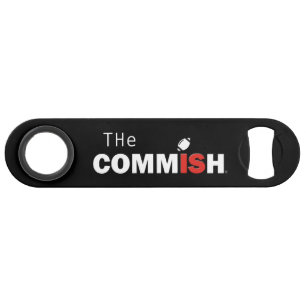 The Commish Bottle Opener 1.5"w x 7"l x .125"h Bar Key