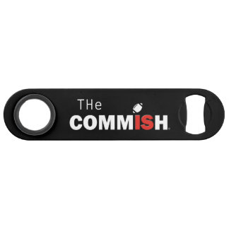 The Commish Bottle Opener 1.5"w x 7"l x .125"h Bar Key