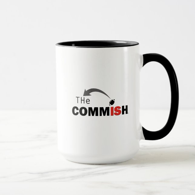 The Commish Coffee Mug Cup Fantasy Football  (Right)