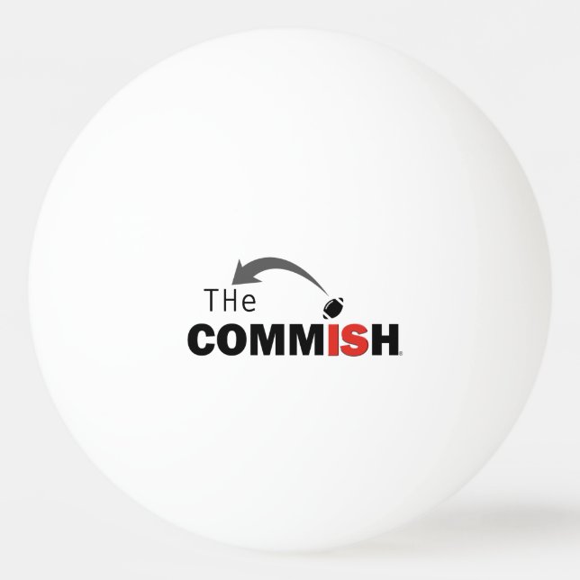 The Commish Ping Pong Ball (Front)