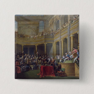 The Committee of Lyon, 26th January 1802, 1808 2 Inch Square Button
