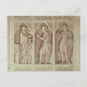 The communion of a knight postcard