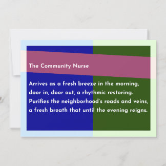 The Community Nurse Thank You Card