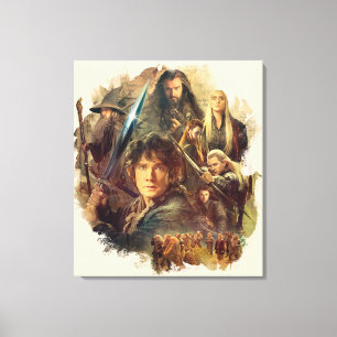 The Company and Elves of Mirkwood Canvas Print