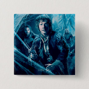 The Company In Mirkwood 2 Inch Square Button