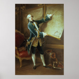 The Comte de Vaudreuil, 1758 Poster