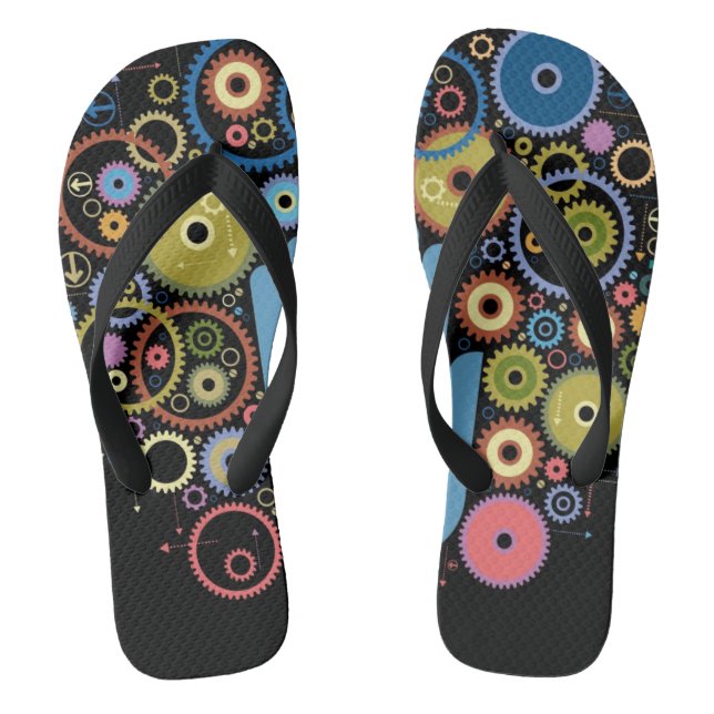 The concept of motion flip flops (Footbed)
