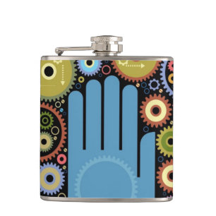 The concept of motion hip flask