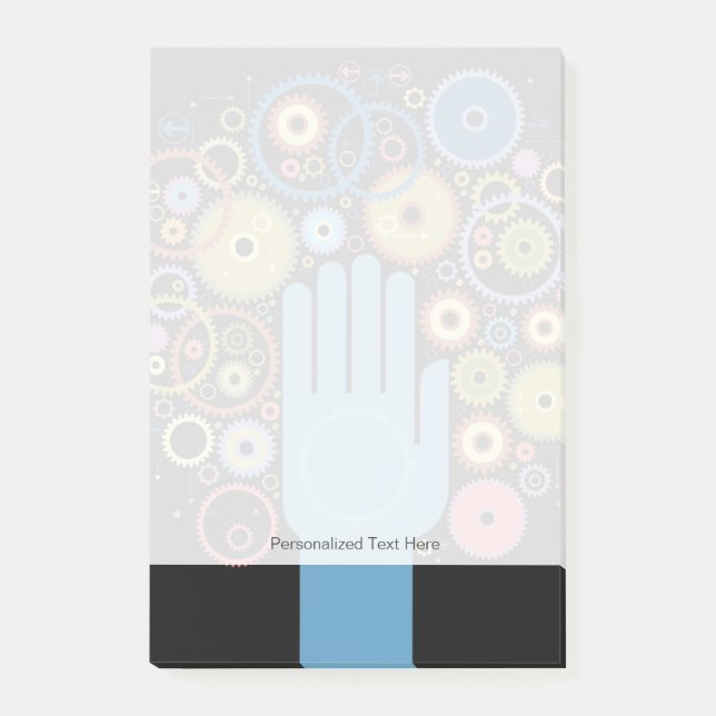 The concept of motion post-it notes (Front)