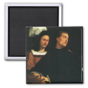 The Concert by Titian Vintage Renaissance Fine Art Magnet