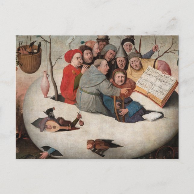 The Concert in the Egg by Hieronymus Bosch Postcard (Front)