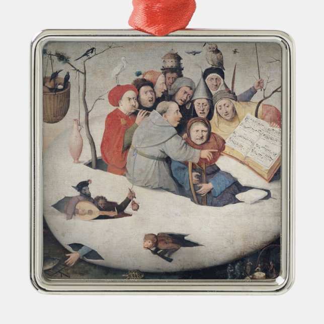 The Concert in the Egg Metal Ornament (Front)
