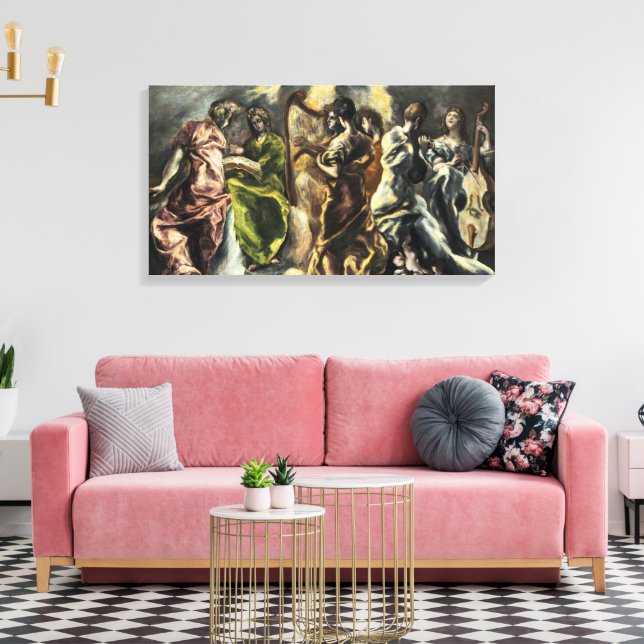 The Concert of the Angels | El Greco | Canvas Print (Insitu(LivingRoom))