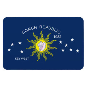 The Conch Republic Flag Magnet