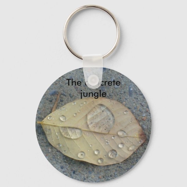 the concrete jungle keychain (Front)