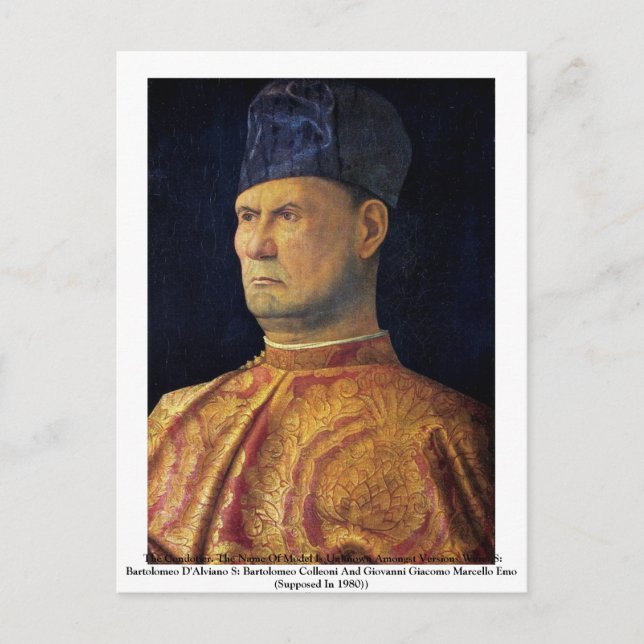 The Condotier. Postcard (Front)