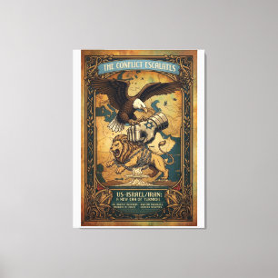 The Conflict Escalates Canvas Print