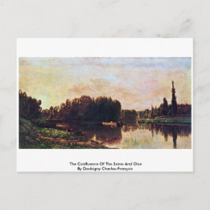 The Confluence Of The Seine And Oise Postcard