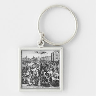 The Congestion in Paris Keychain