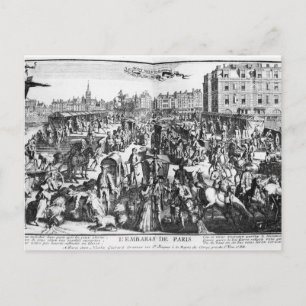 The Congestion in Paris Postcard