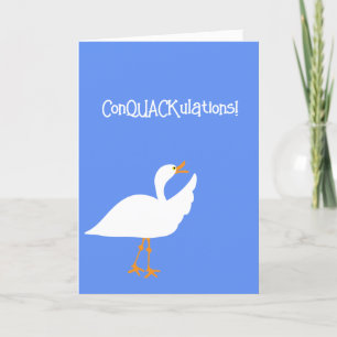 The Congratulations Duck Card