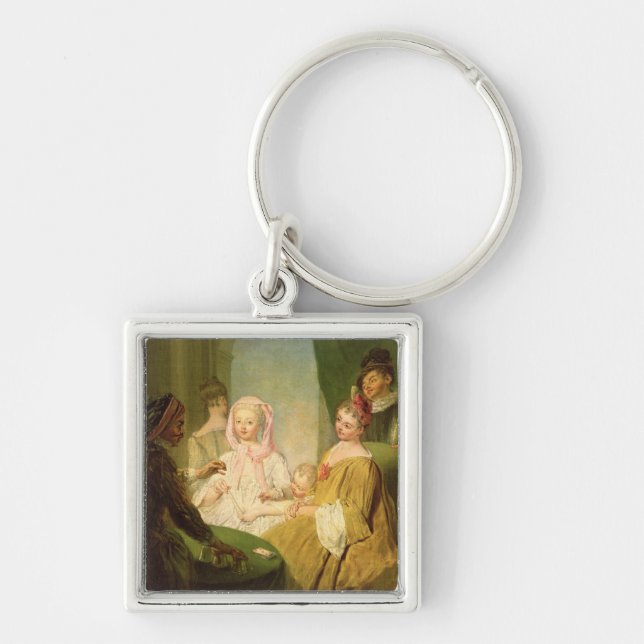 The Conjuror, 1720-25 Keychain (Front)
