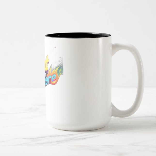 The "Connected Souls Two-Tone Coffee Mug (Right)