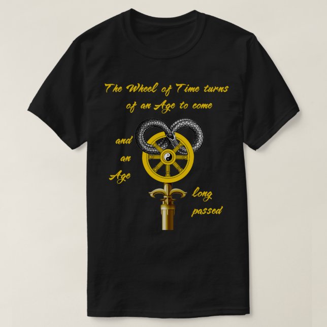The conquering sign battle standard Wheel Time  T-Shirt (Design Front)