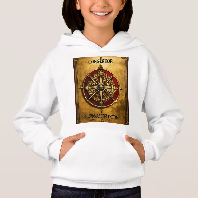" The Conqueror " Designed Hoodie (Front)