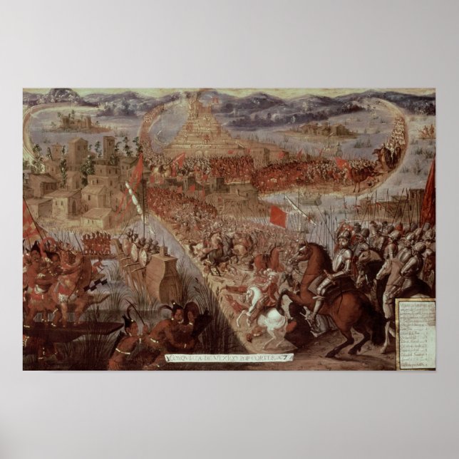 The Conquest of Tenochtitlan Poster (Front)