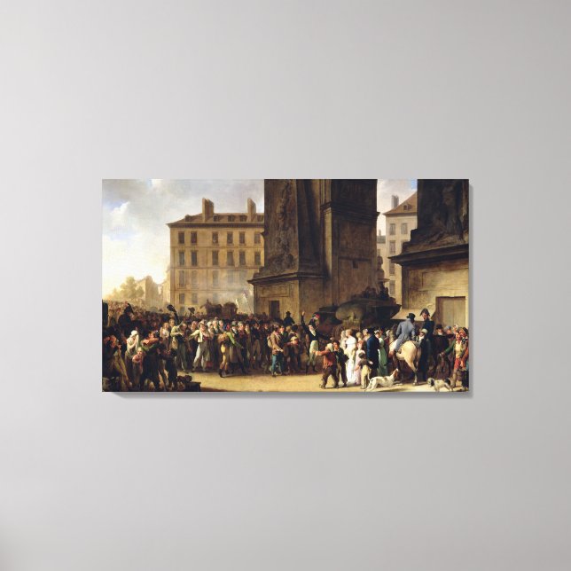 The Conscripts of 1807 Canvas Print (Front)