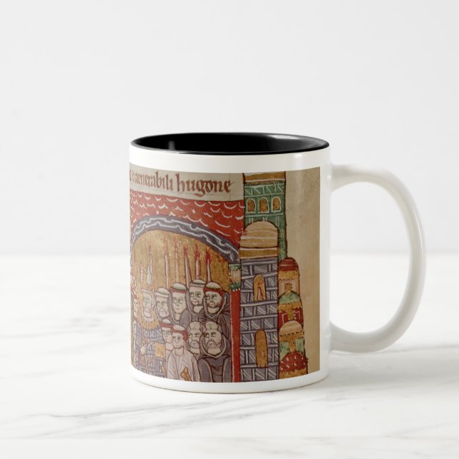 The Consecration of the Church at Cluny Two-Tone Coffee Mug (Right)