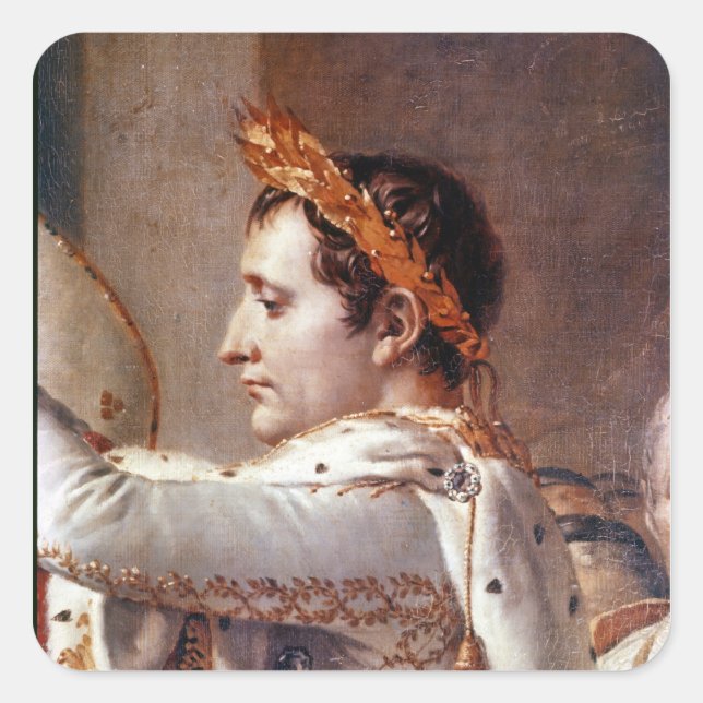 The Consecration of the Emperor Napoleon 2 Square Sticker (Front)