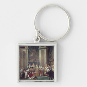 The Consecration of the Emperor Napoleon Keychain