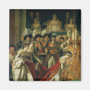 The Consecration of the Emperor Napoleon Magnet